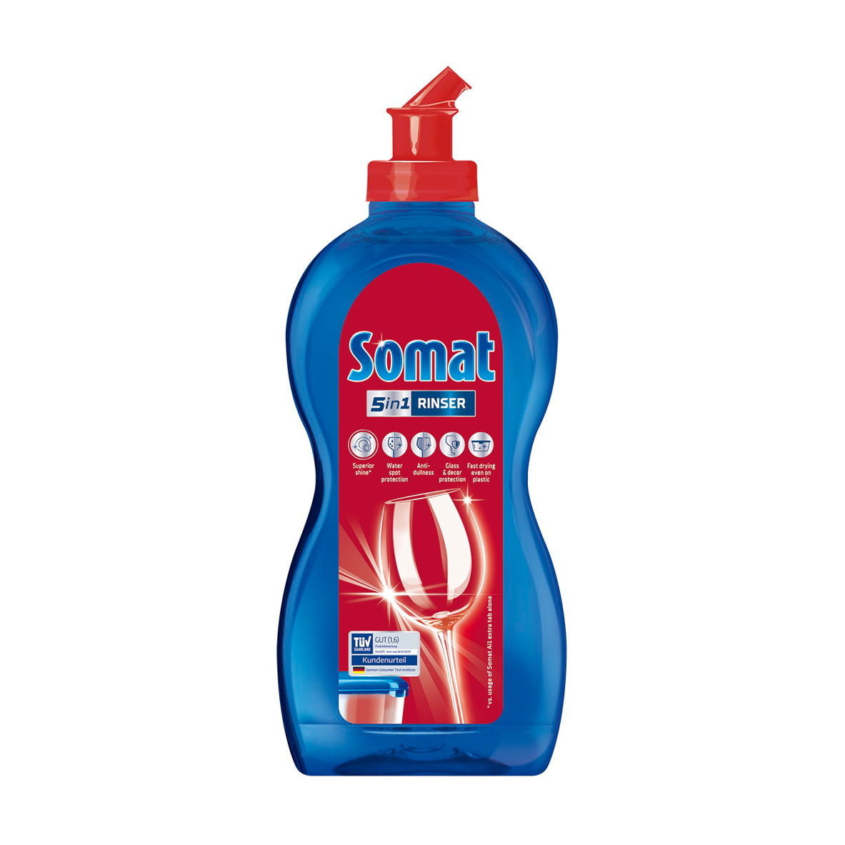 Ополіскувач для посудомийної машини Somat Rinser Extra-Dry Effect з ефектом швидкої сушки, 500 мл